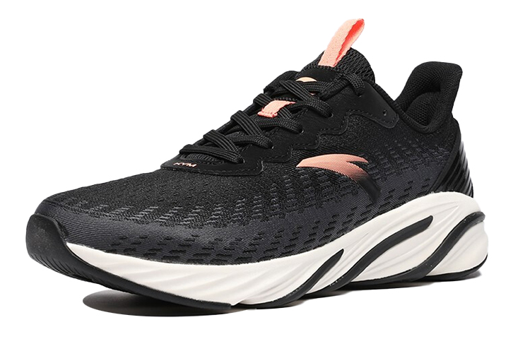 Anta Cushioning, Wear Resistant Low top Running Shoes Women’s Black Gray Red