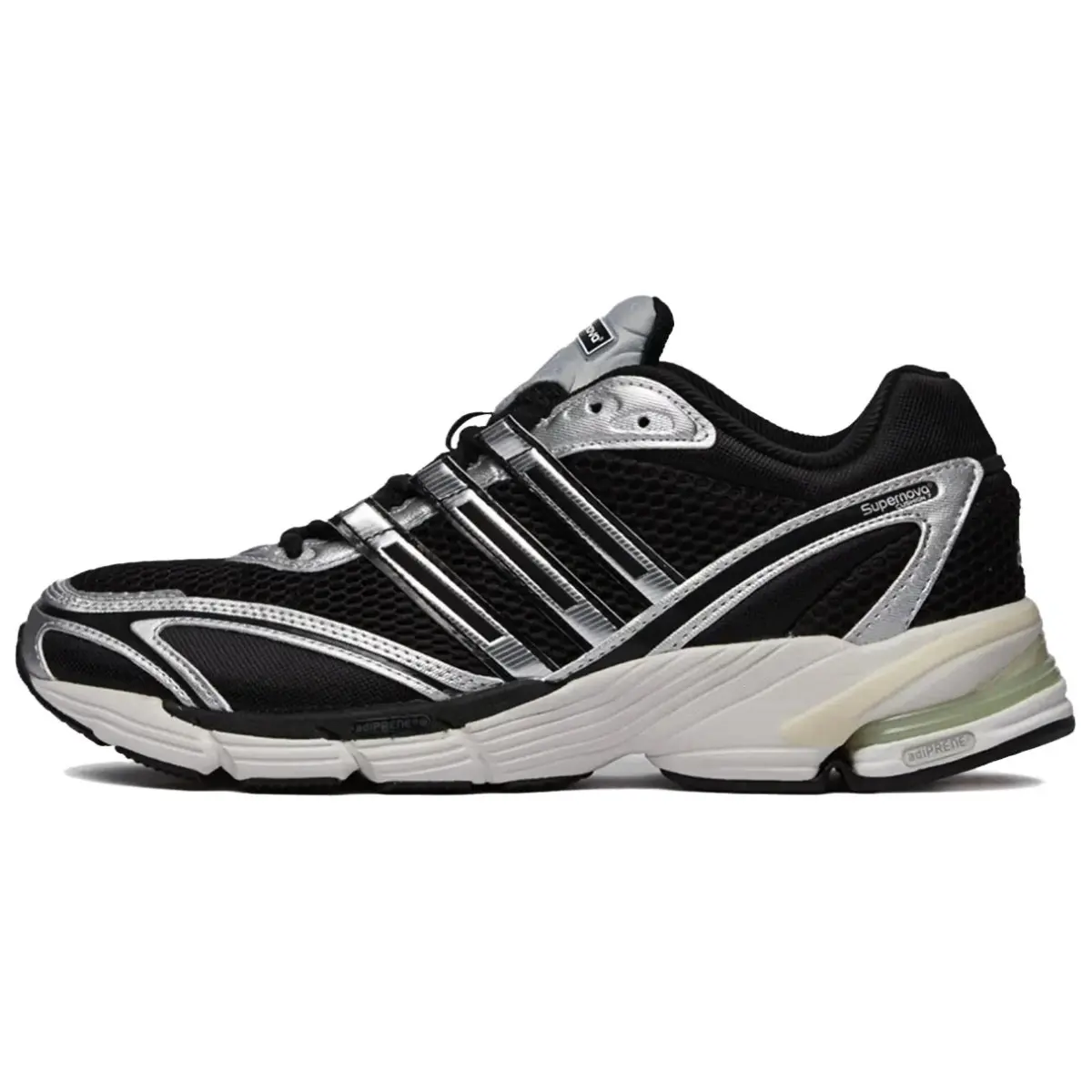 Supernova Cushion 7 Adidas 'Black Silver Metallic'