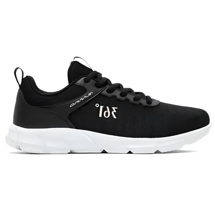 361° Low top Sprint Running Shoes Women’s Obsidian Black 361 Degrees White