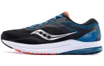 Saucony Jazz 22 Mesh Slip Resistant Lightweight Cushioning Low top Running Shoes Men's Blue Black