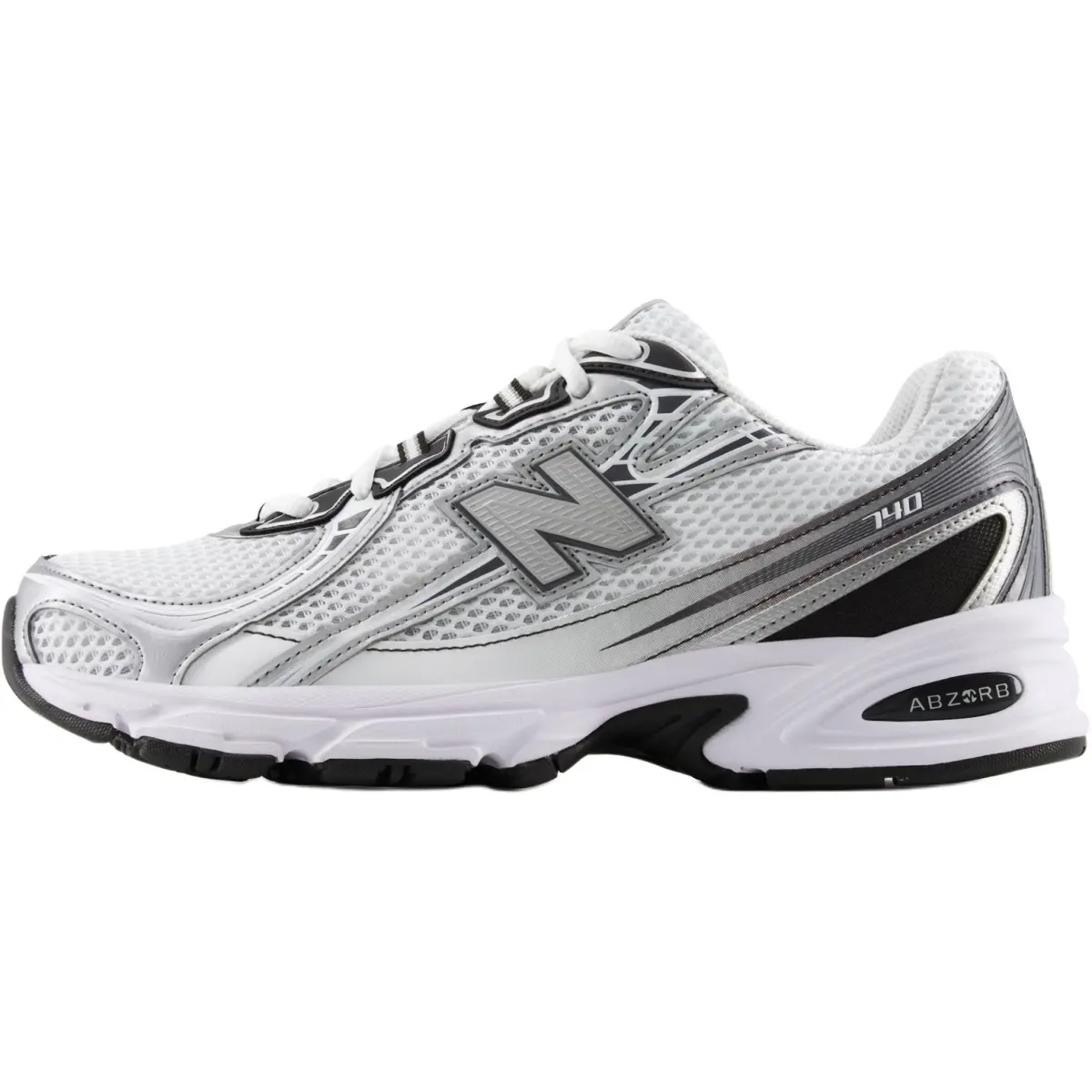 New Balance NB 740 V2 Running Shoes Unisex White Silver
