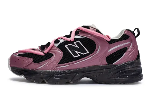 New Balance NB 530 811 Manufacturing, Fuchsia Gray Trace Urban Chic Style Low top Running Shoes Unisex Pink Black