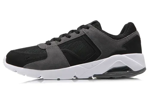 Li Ning Low top Running Shoes Unisex Black Gray