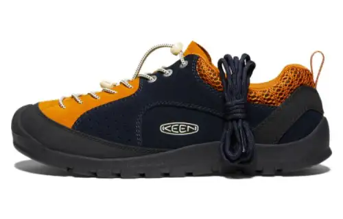 Keen JASPER ROCK Slip Resistant Abrasion Resistant Low top Outdoor Shoes Men's Yellow Blue