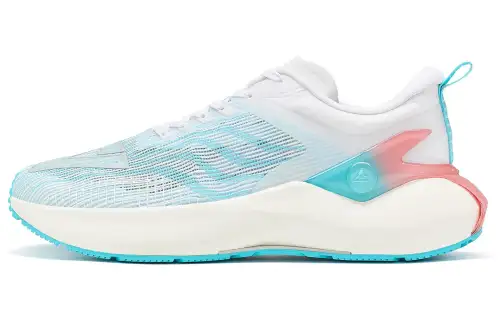 PEAK State Extreme 5.0 Cushioning Abrasion Resistant Breathable Rebound Low top Running Shoes Women's White Blue