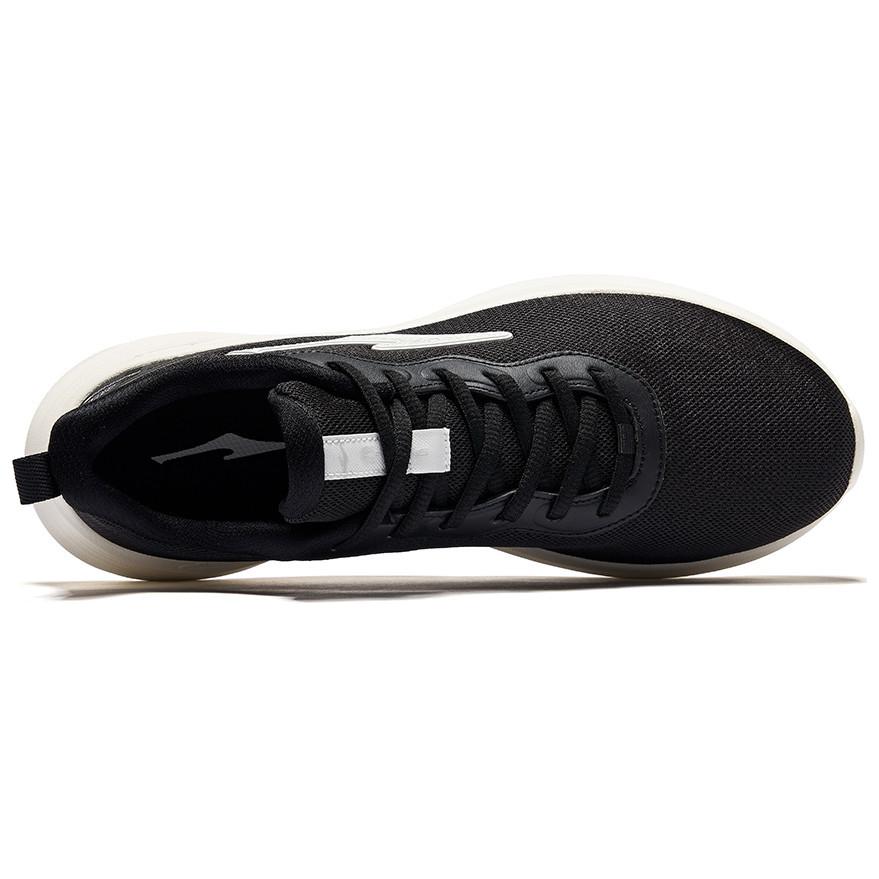 Erke Slip Resistant Abrasion Resistant Slip Resistant Abrasion Resistant Low top Casual Running Shoes Men’s Black White