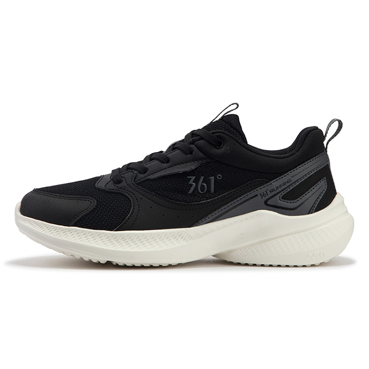 361° Slip Resistant Abrasion Resistant Low top Running Shoes Women’s Black Gray