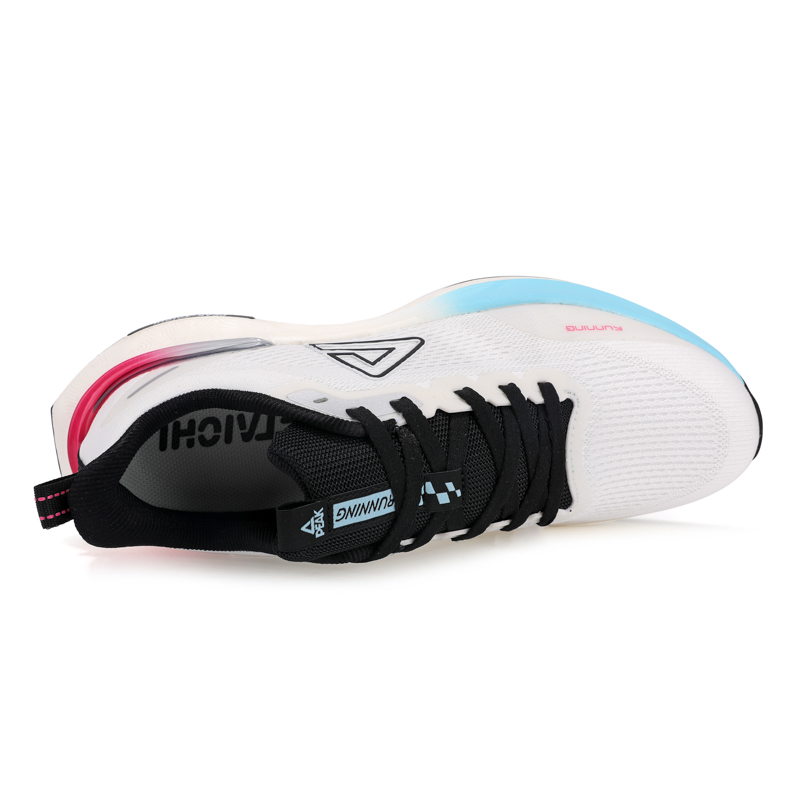 PEAK Slip Resistant Abrasion Resistant Running Shoes Men’s White Black