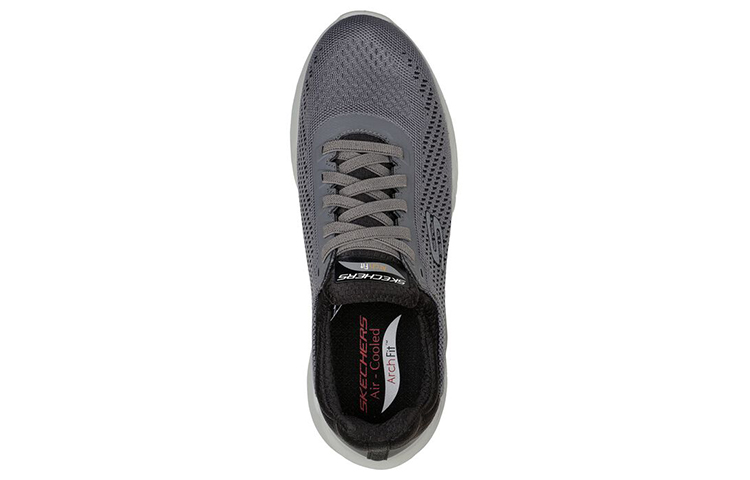 Skechers ARCH FIT ORVAN Fabric Cushioning Abrasion Resistant Breathable Low top Running Shoes Men’s Gray