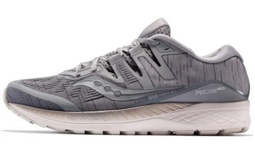 Saucony Ride ISO Comfortable Mesh Cushioning Slip Resistant Abrasion Resistant Lightweight Low top Running Shoes Men's