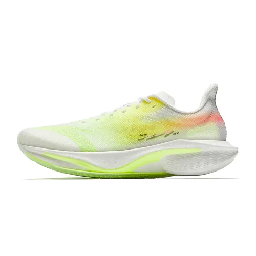 Anta Low top Nitrogen Technology Training Physical Fitness Test & Exam Running Shoes Men's White Yellow