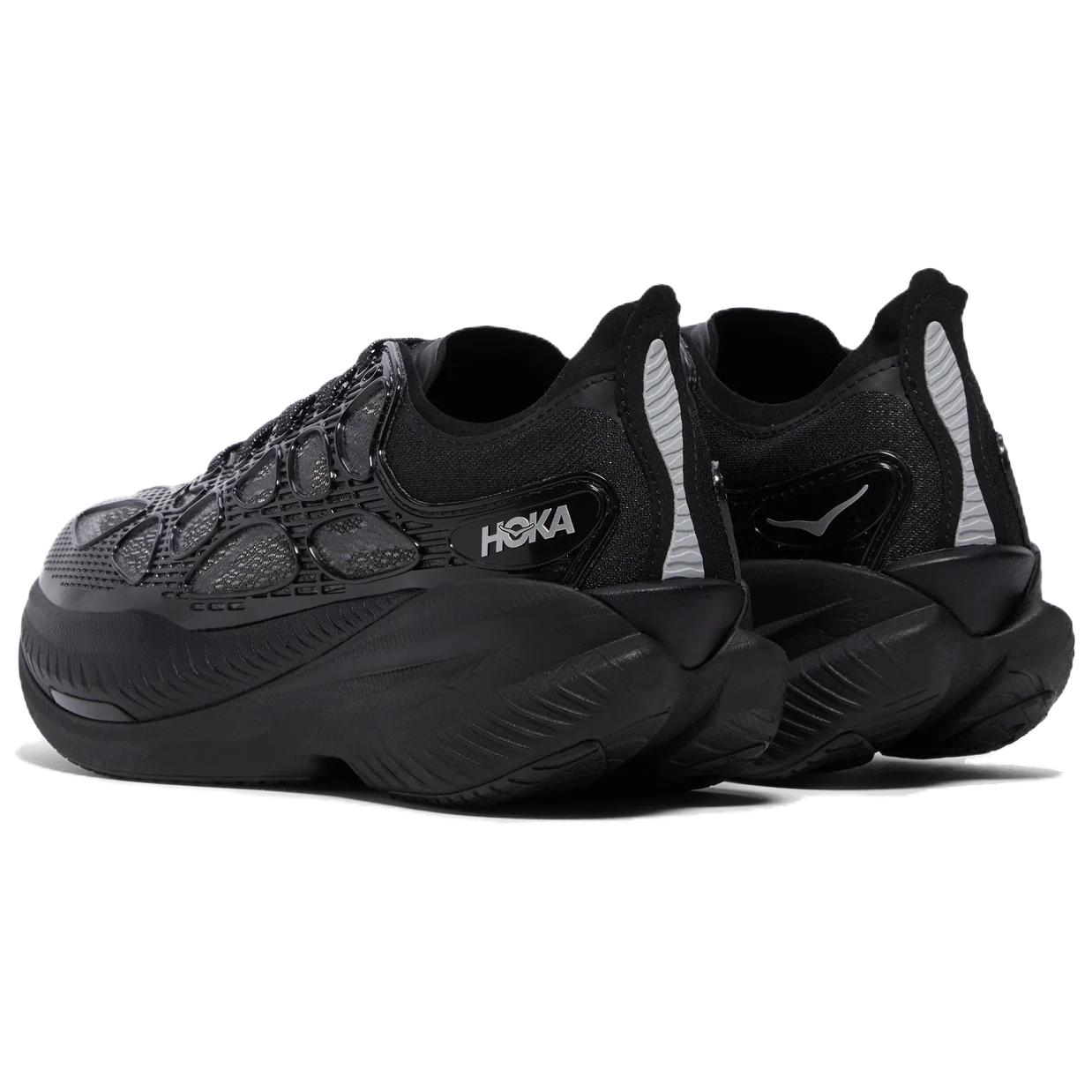 HOKA ONE ONE Mach X Textile, TPU Running Shoes Unisex Triple Black