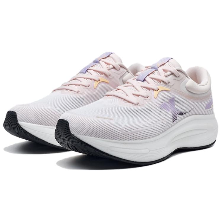 XTEP Cushioning, Wear Resistant Low top Running Shoes Women’s Pink White