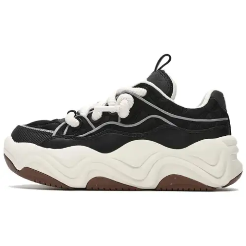 FILA Brook Low Shoes 'Black White' Women's