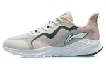 Li Ning Casual Cushioning Reflective Abrasion Resistant Slip Resistant Low top Running Shoes Women's Pink Green