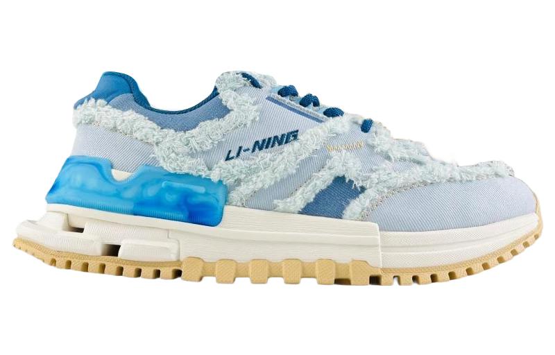Li Ning Breathable Low top Running Shoes Women’s Light Blue
