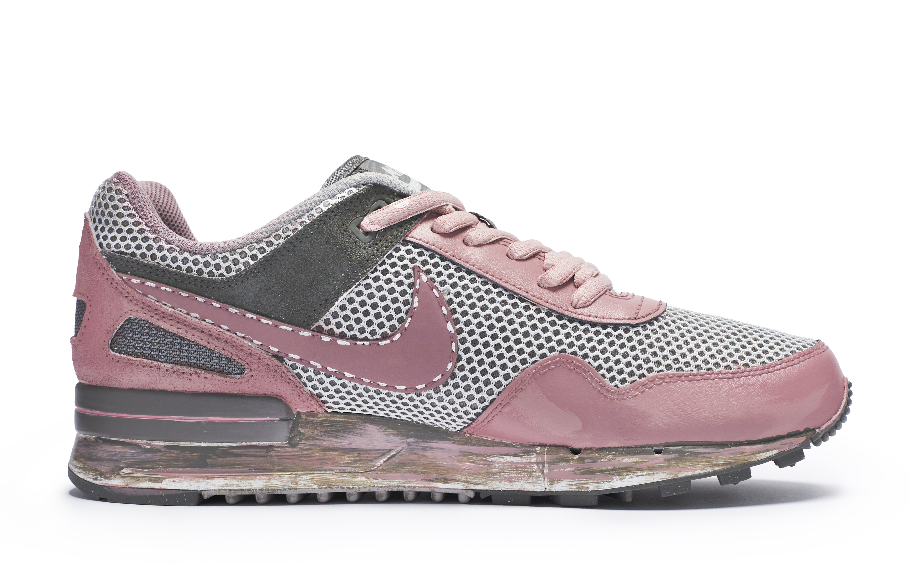 Nike Air Pegasus 89 Low top Casual Running Shoes Men’s Gray Pink