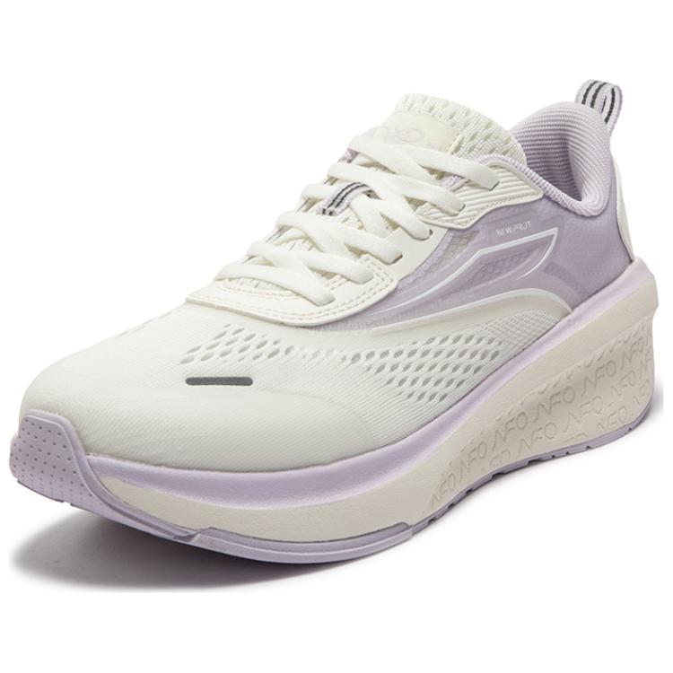 361° Comfortable And Breathable Slip Resistant Abrasion Resistant Low top Casual Running Shoes Women’s White Purple