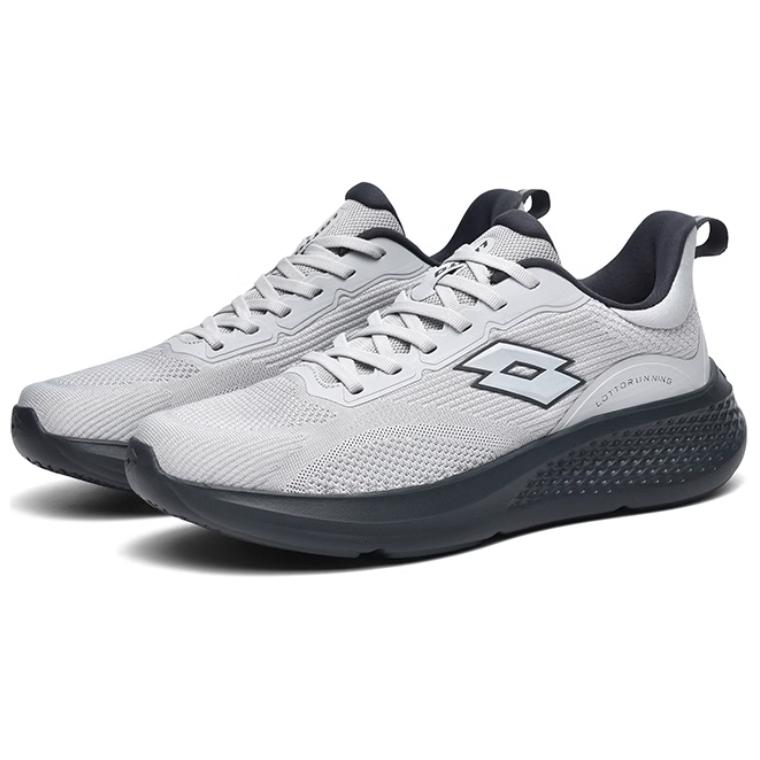 LOTTO Slip Resistant Abrasion Resistant Low top Running Shoes Men’s Gray
