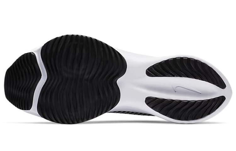 Женские кроссовки Nike Air Zoom Tempo FK (черно-белые) — Чёрный / белый — фото 6