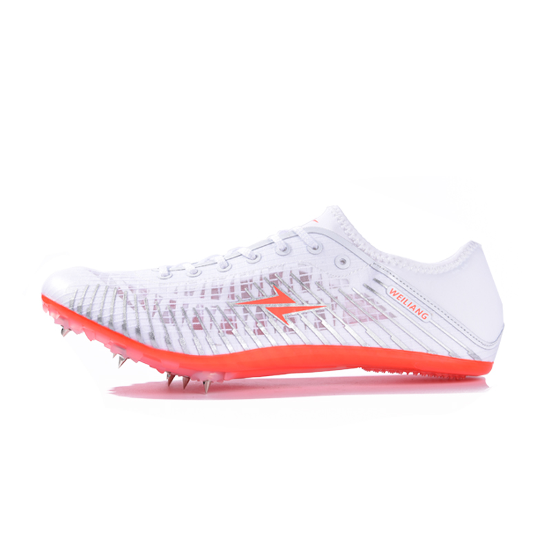 VICTORY LIGHT Breakthrough 199Pro 2.0 Low top Sprint Running Cleats Unisex White Orange