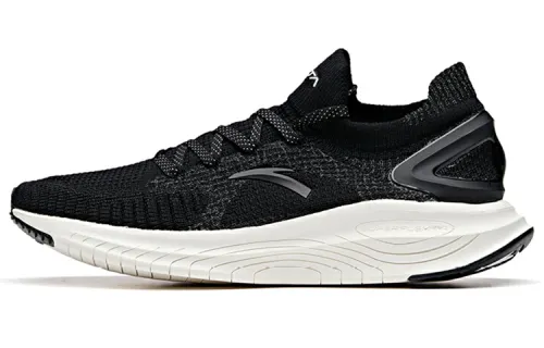 Anta Slip Resistant, Abrasion Resistant, Lightweight Low top Running Shoes Men's Black