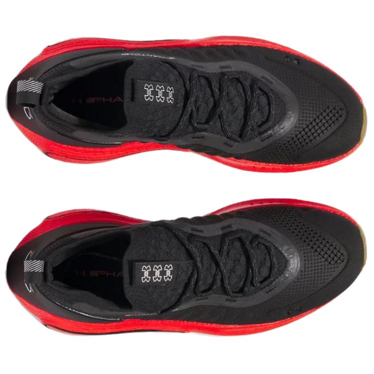 Under Armour Phantom 4 Slip Resistant Abrasion Resistant Low top Casual City Commuting Running Shoes Men’s Black Red