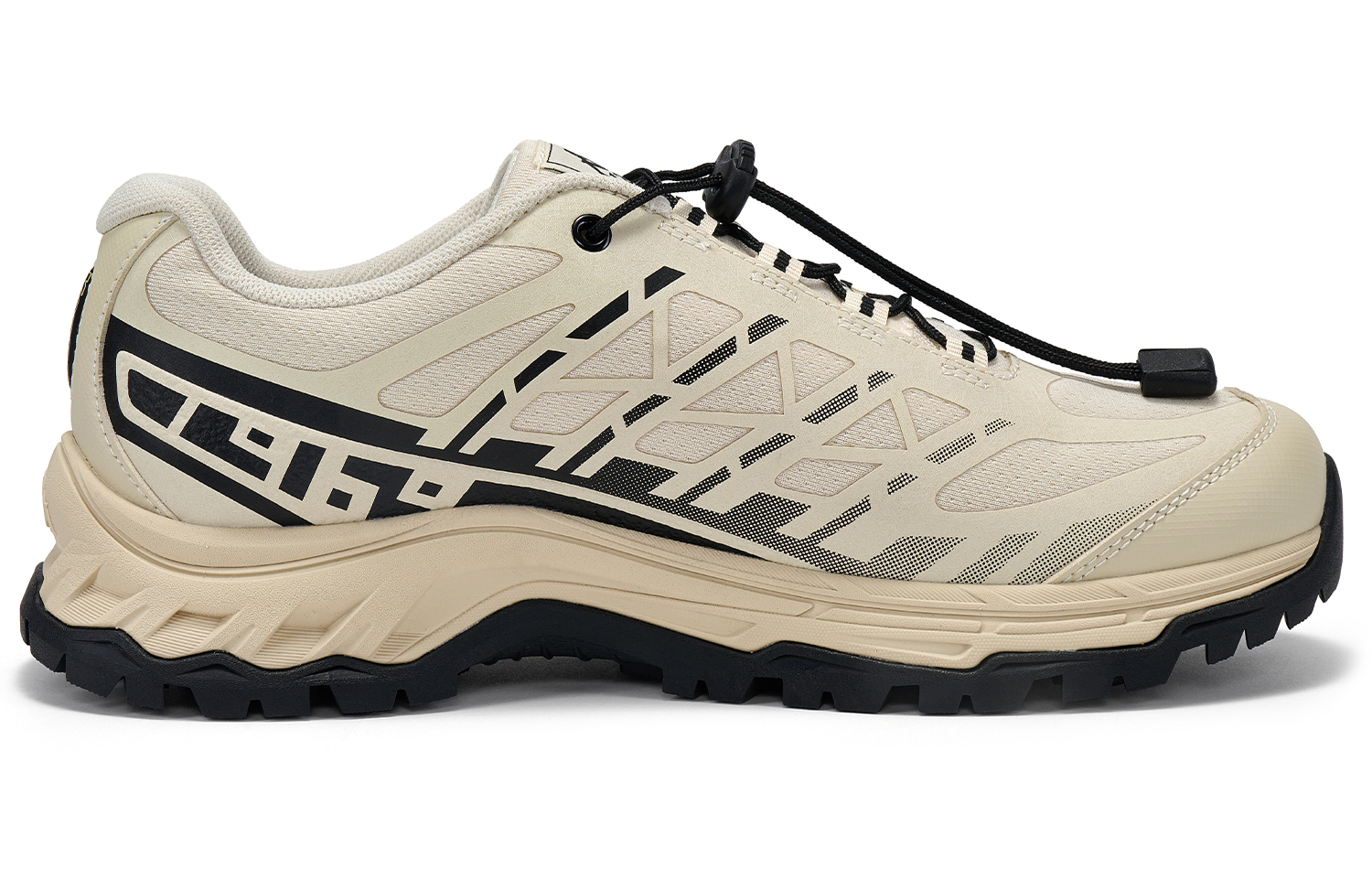 Kappa Fishbone Low top Running Shoes Men’s Cheese White Black