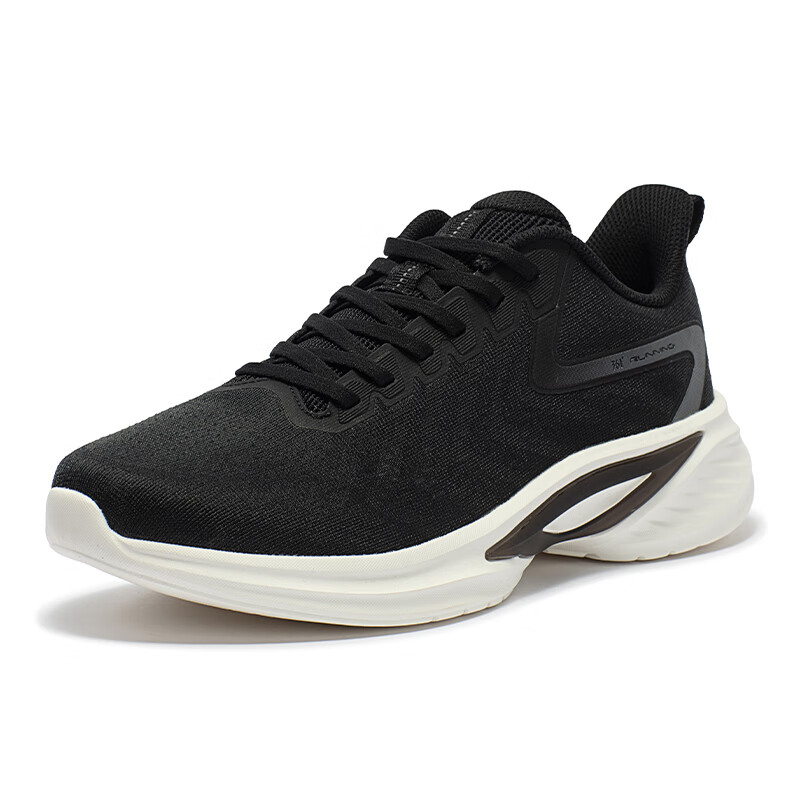 361° Abrasion Resistant Low top Running Shoes Men’s Black White