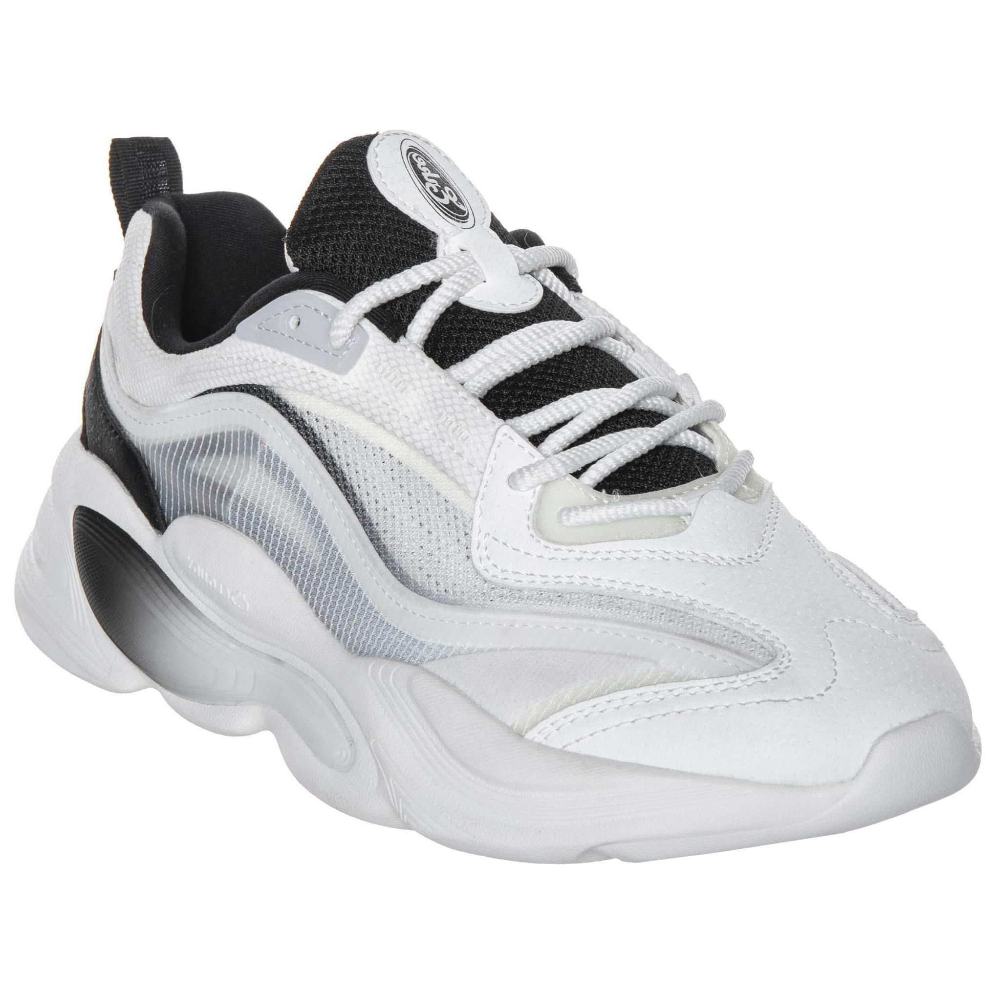 Erke Puffy 2.0 Cushioning, Wear Resistant Low top Running Shoes Women’s White Black