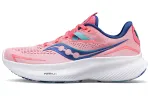 Saucony Ride 15 Running Shoes Women's Low Top Pink/Blue/White