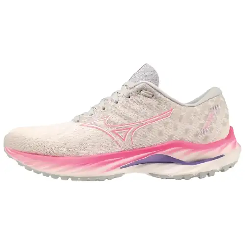 Mizuno Women's Wave Inspire 19 Super Wide 'Snow White Sakura Glow' Women's