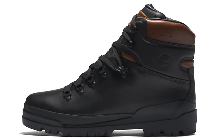 Timberland World Hiker Ankle Length Outdoor Boots Black Brown