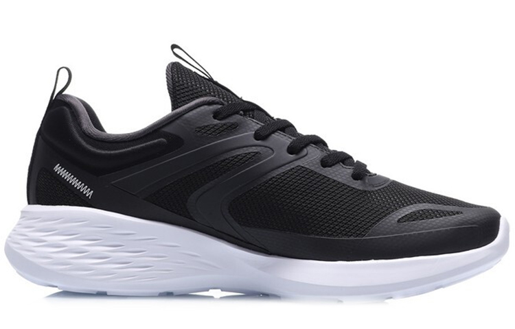 Li Ning Comfortable Textile, Synthetic Leather Slip Resistant, Abrasion Resistant, Breathable Low top Running Shoes