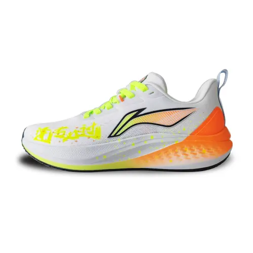 Li Ning Red Hare 7 Cushioning Slip Resistant Rebound Low top Running Shoes Men's White