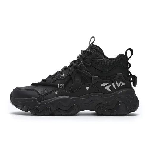 FILA ORIGINALE Abrasion Resistant Mid top Running Shoes Women's Black