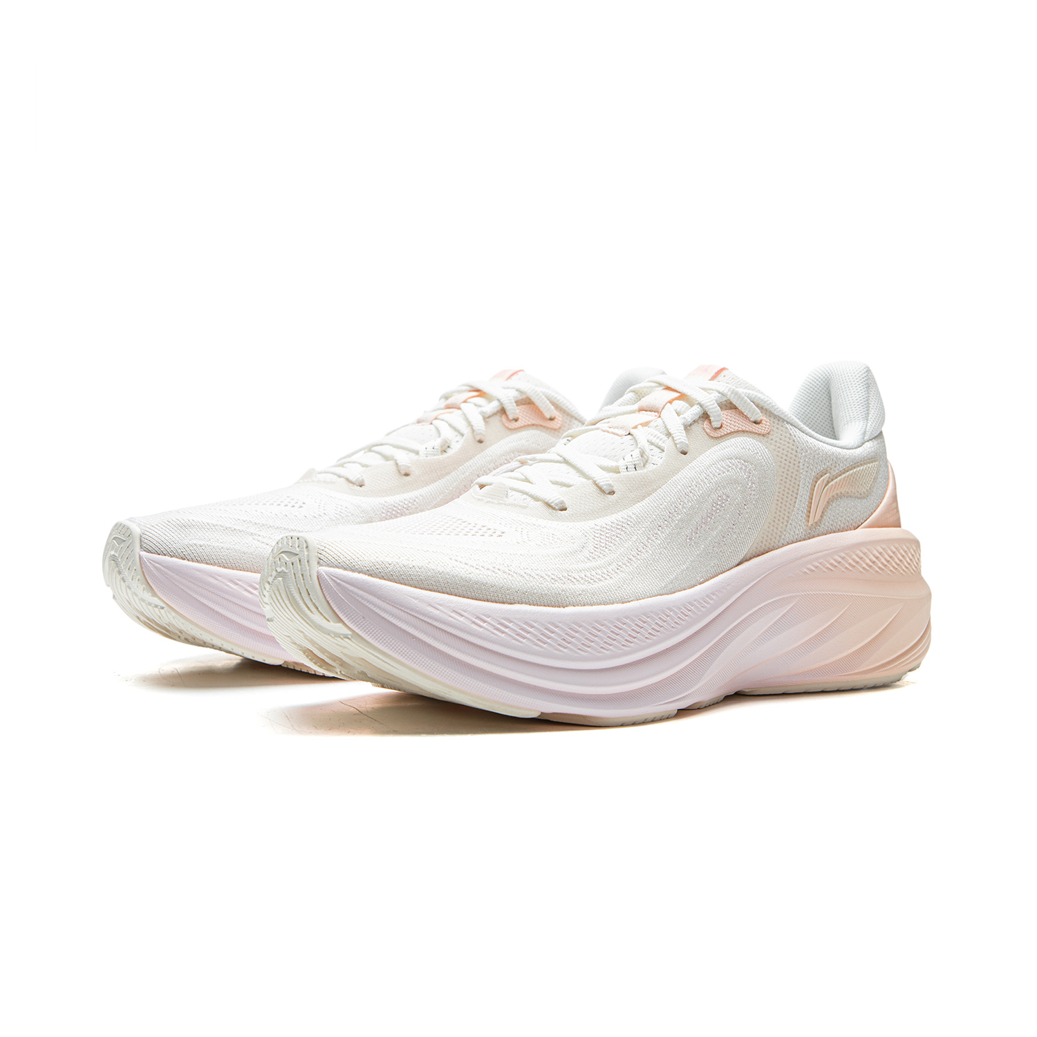 Li Ning Leisurely V2 Cushioning Slip Resistant Abrasion Resistant Breathable Low top Casual Running Shoes Women’s