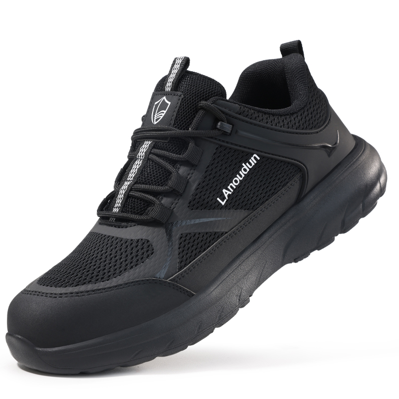 LANOUDUN Abrasion Resistant Impact Resistant Lightweight Low top Outdoor Shoes Unisex Black
