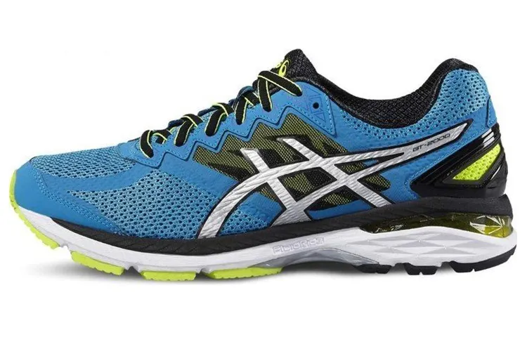 Asics GT 2000 4 Low top Running Shoes Men's Ocean Blue Silver
