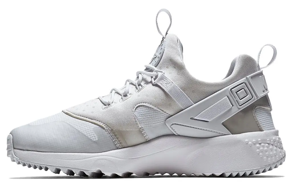 Nike Air Huarache Leather Cushioning Slip Resistant Cushioning Slip Resistant Low top Running Shoes Men's White