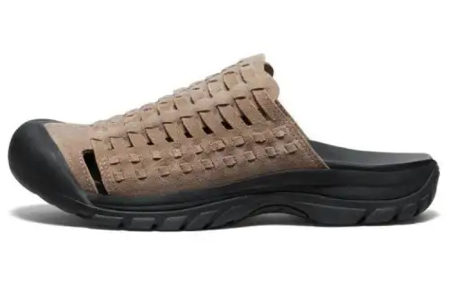 Keen SAN JUAN Comfortable No Special Function Closed Toe Slippers Men's Brown Black