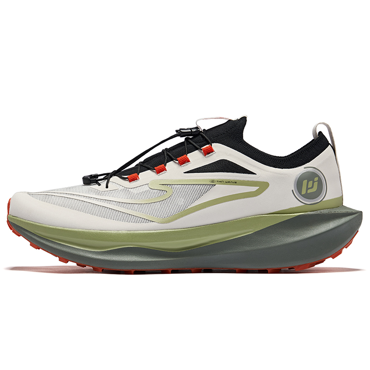 Erke Mugen PRO Running Shoes Men’s Low Top Gray Black Green