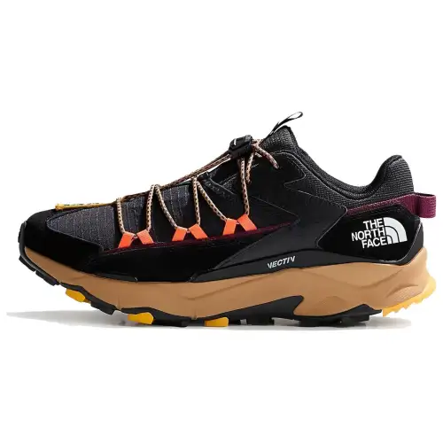 THE NORTH FACE Vectiv Taraval Tech Comfortable Slip Resistant Low top Outdoor Shoes Men's Black Orange