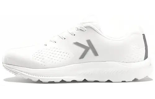 KELME Slip Resistant Abrasion Resistant Low top Marathon Running Shoes Unisex White