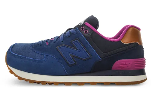 New Balance NB 574 Low top Running Shoes Women's Blue Black Purple