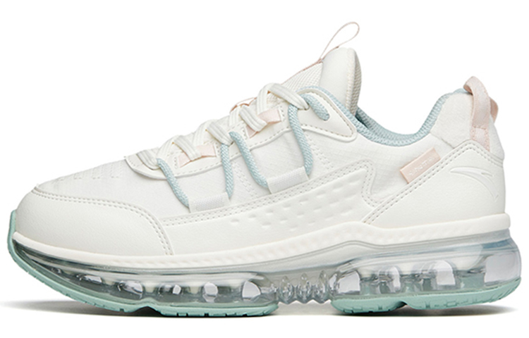 Anta Abrasion Resistant Low top Running Shoes Women’s White Green