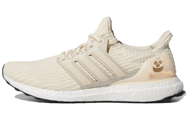 Adidas ULT Slip Resistant Lightweight Non slip Lightweight Low top Casual Running Shoes Unisex White Brown