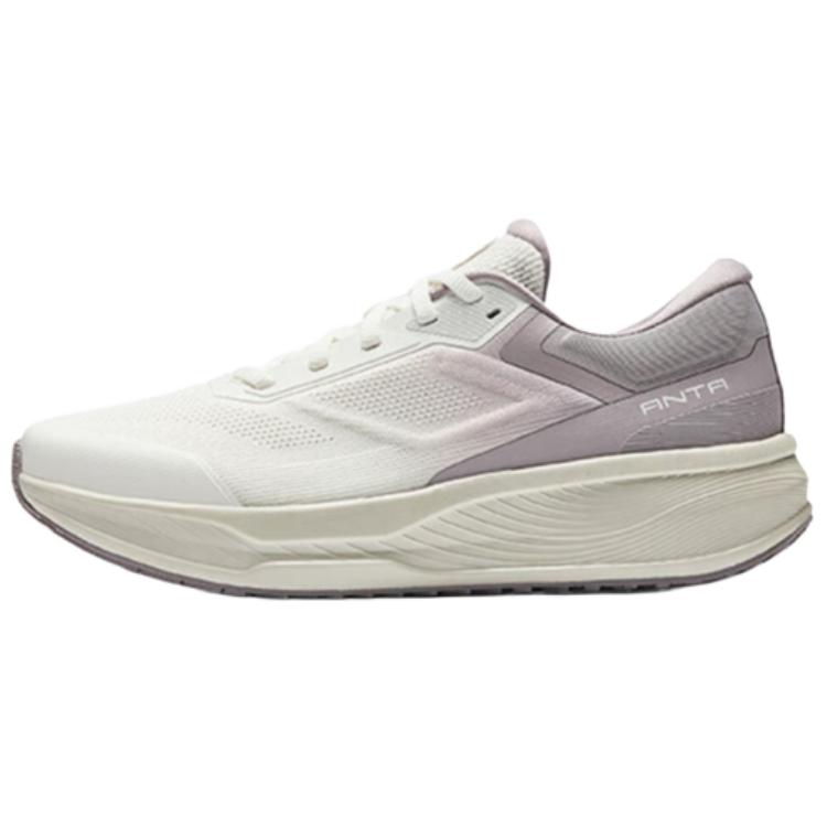 Anta Shen Xing 12 Cushioning Lightweight Low top Training Running Shoes Women’s Ivory White Magic Carpet Gray