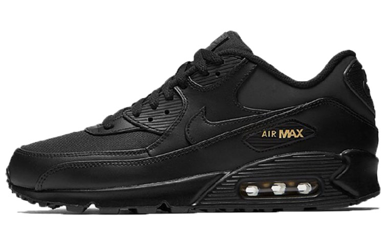 Мужские кроссовки Nike Air Max 90 (черно-золотой)