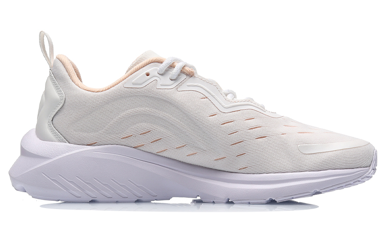 Li Ning Slip Resistant Cushioning Slip Resistant Cushioning Low top Running Shoes Women’s White Orange
